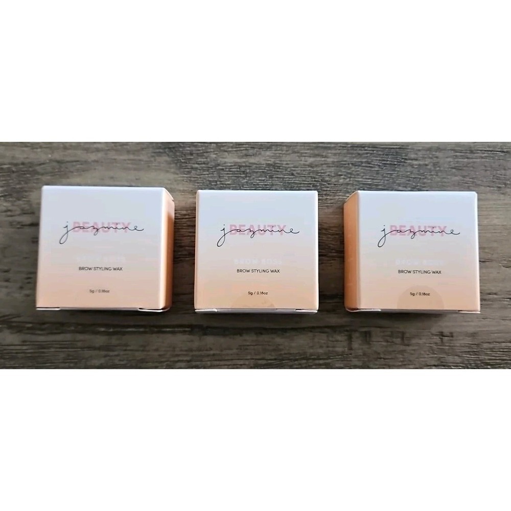 Jazmine Beauty Brow Boss Brow Styling Wax 0.18 oz/ 5g Set of 3